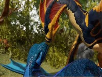 Animal porno of mythical dragon creatures having sex